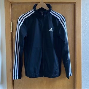 ADIDAS • Full Zip Track Sweatshirt Jacket - Size S
